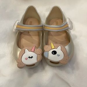Mini Melissa Kissing Unicorn shoes